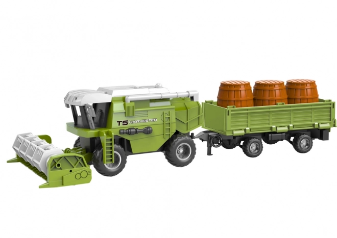 Oogstmachine Landbouwvoertuig RC Aanhanger op afstandsbediening Groen