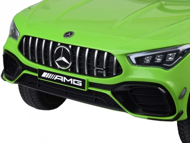 Elektrisches Kinderauto Mercedes AMG CLA 45s mit Schaukelerlebnis – Grün