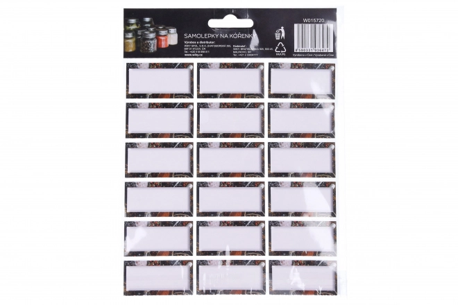 Stickers voor kruidenpotjes
