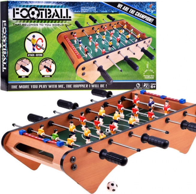 mini tafelvoetbal van hout