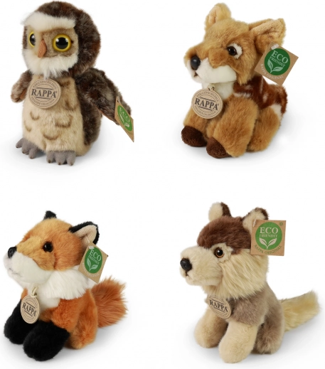 Diverse collection of forest animals