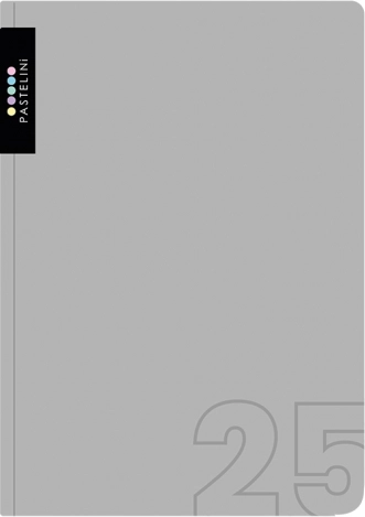 A5 Weekly Diary Pastelini Gray 2025