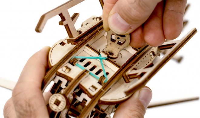 Houten 3D-puzzel helikopter