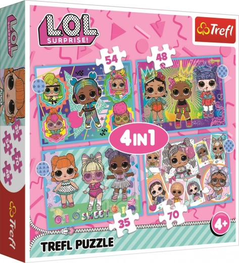 Puzzle 4-in-1 Meet the L.O.L. Surprise Dolls