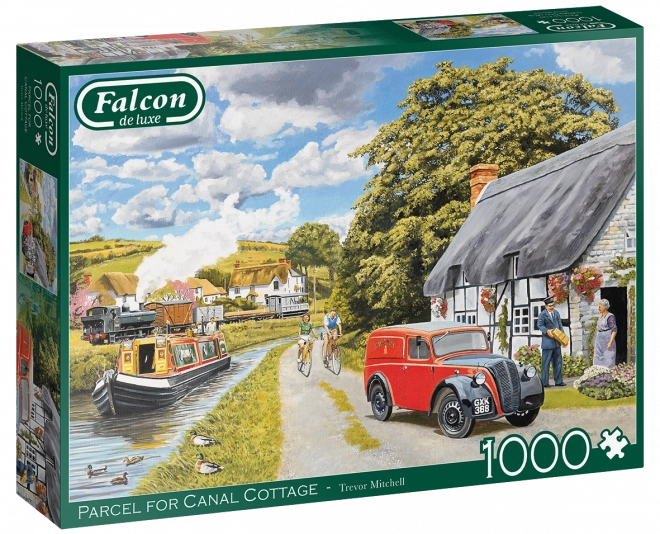 Puzzel Bezorging naar het huisje aan de rivier