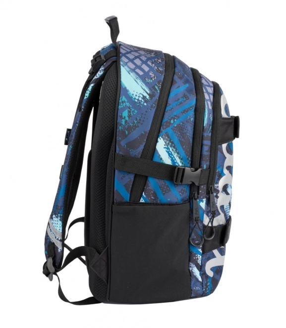 BAAGL SET 3 Skate Struktury: sac à dos, trousse, sac