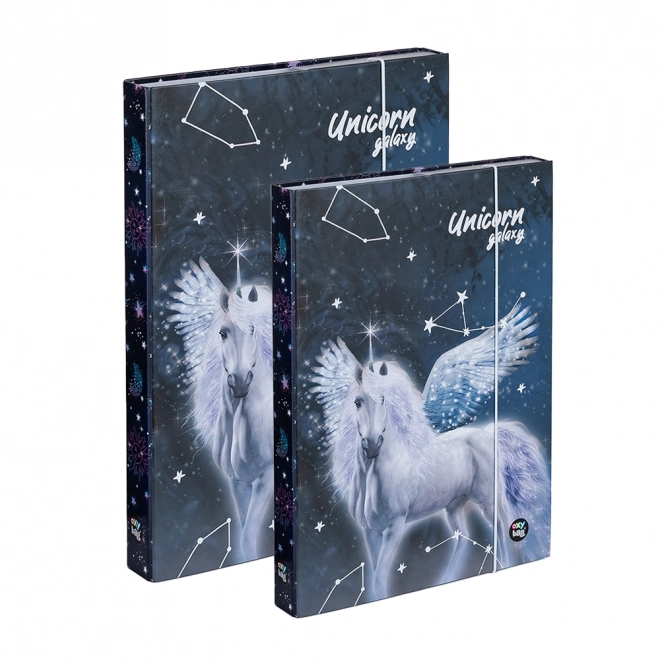 Set of A4 and A5 notebook boxes with a Pegasus motif