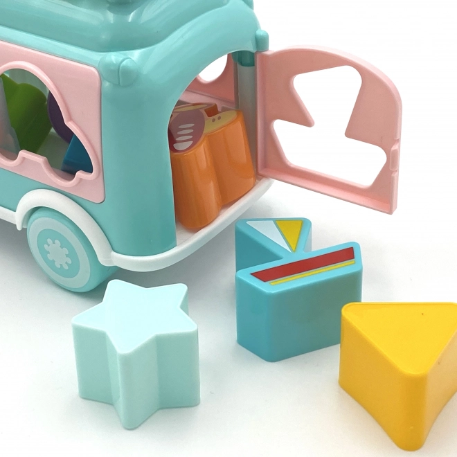 Voiture musicale avec trieur et xylophone vert Woopie