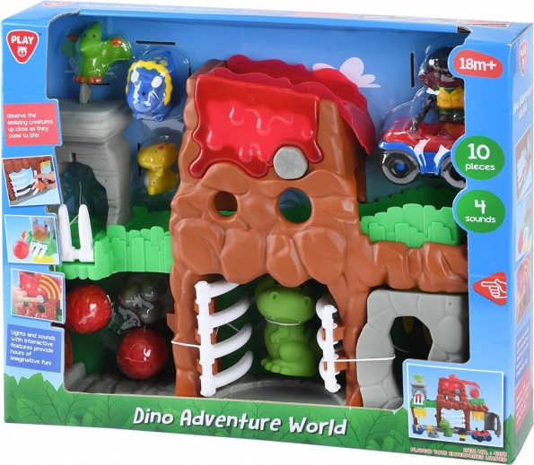 coffret monde aventure des dinosaures avec sons et lumières