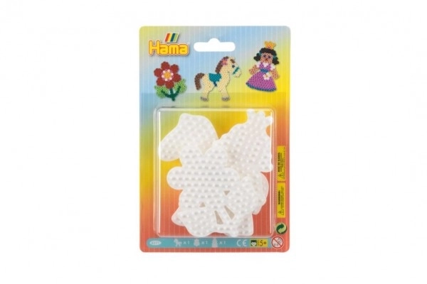 Hama Iron-on Beads Boards in the Shape of Flowers, Horses, and Princesses