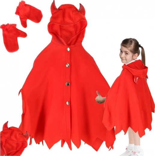 Kinderkostüm Teufelchen, Größe S (100–110 cm)