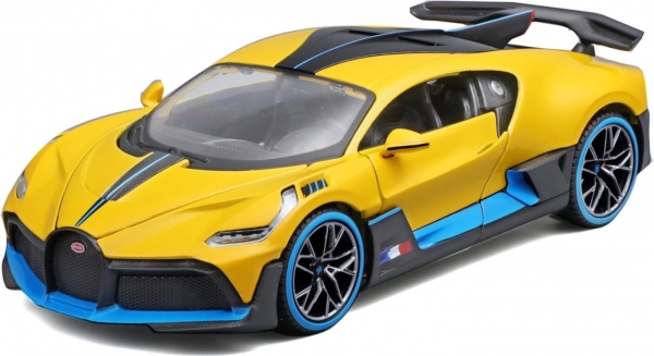 Modelauto BUGATTI Divo 1:24 geel