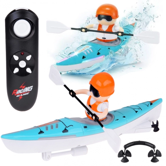 Fun Remote-Controlled Kayak Toy with Rower