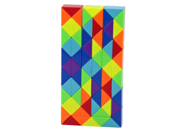 Blokpuzzelspel Educatieve Slang Kleurrijk 72 stuks.