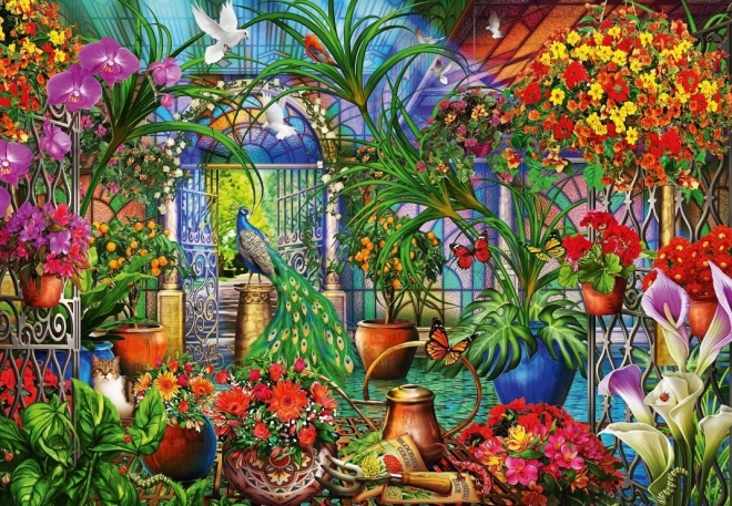 Puzzle Tropical Greenhouse 1000 Pieces