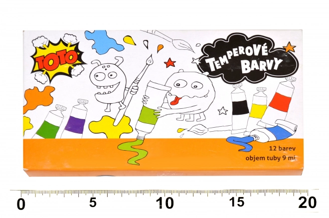 Set of Tempera Colors 12 pcs