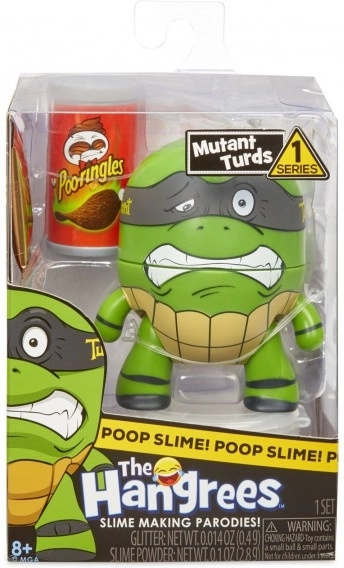 Hangrees Fresssack – Serie 1 Figur mit Schleim und Mini-Toilette