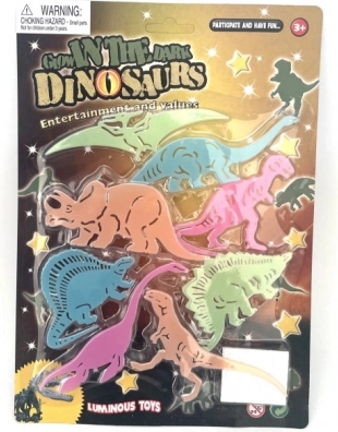 Dinosaures lumineux dans le noir – décoration éclatante et jouet pour enfants