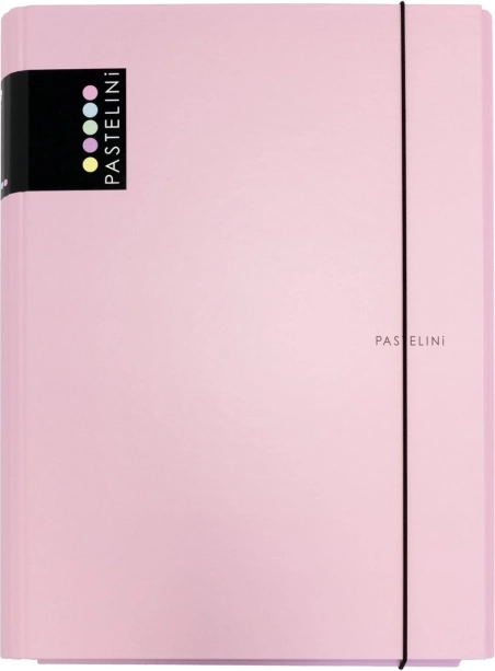 Chemises laminées à 3 rabats avec élastique Pastelini – Rose
