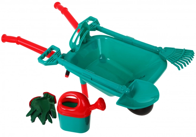 Set gereedschap met wieltje voor kleine tuinen