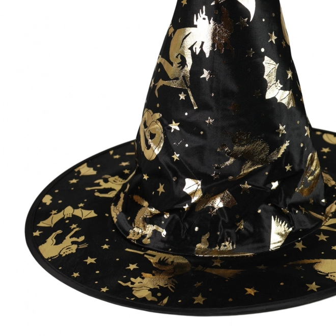 Kinderhoed heks gouden decoratie