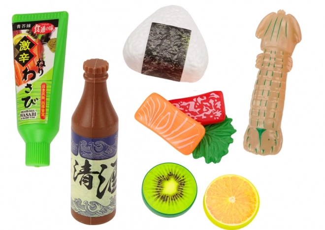 Sushi accessoires Gamba Set voor kinderen Speelgoed 22 stukken.