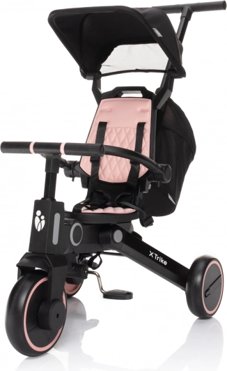 Kinder-Dreirad 7-in-1 X Trike – Quarzrosa