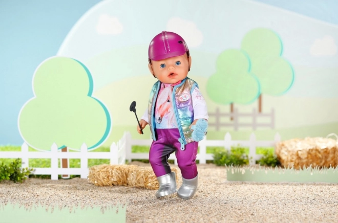 Tenue d'équitation BABY born pour poupées 43 cm