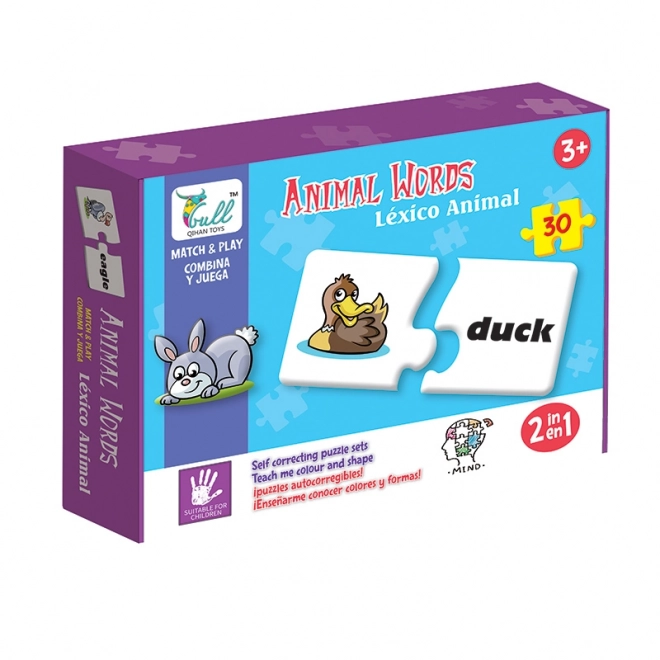 Lernpuzzle Tiere
