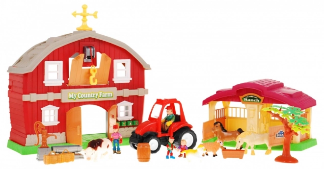 Fun Farm Set for Kids 3+ with Barn and Sounds