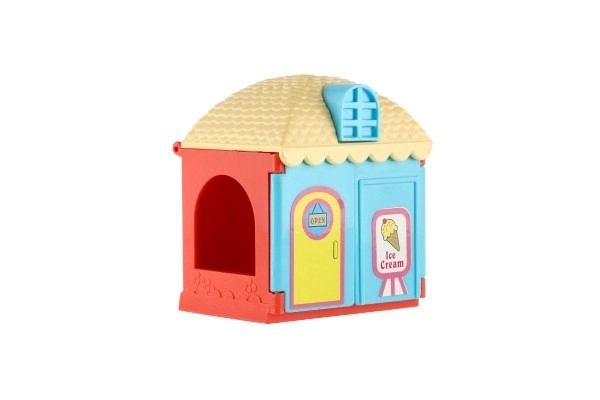 Maison en plastique avec un animal de compagnie