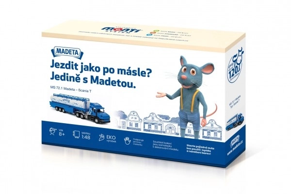 Bouwpakket Monti Systeem MS 72.1 Madeland Scania T 1:48 in doos 32x21x7,5cm