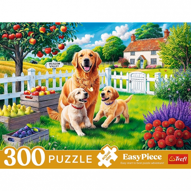 Puzzle - 300 Teile - Hunde auf dem Land Trefl