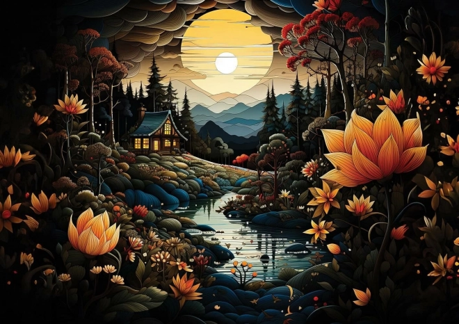 Puzzle Beautés nocturnes 1000 pièces