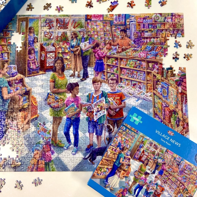 GIBSONS Puzzel Dorpsnieuws 1000 stukjes