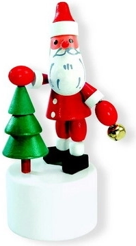 Inklapbare figuur Santa Claus met boompje DETOA