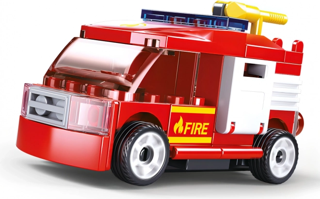 Sluban opwindbare brandweerwagen - bouwset