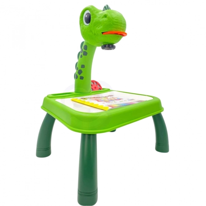 Projecteur WOOPIE Dinosaur avec tableau et feutres