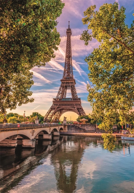 Puzzel 500 stukjes Langs de rivier de Seine
