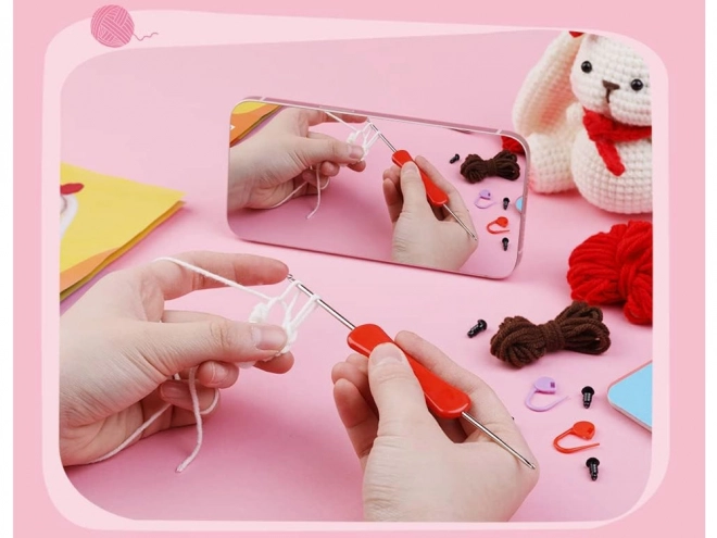 Creative Crochet Kit Make Your Own Rabbit Toy