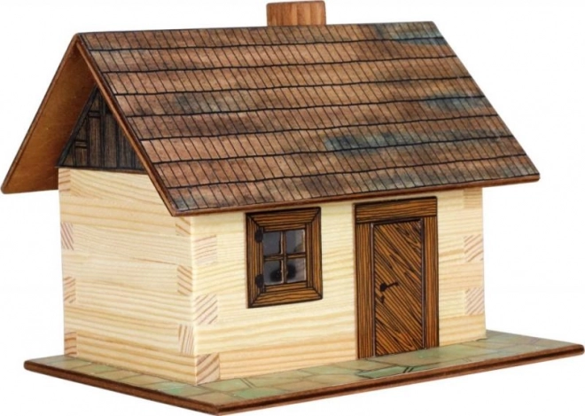 Wooden glue-together kit – timbered cottage WALACHIA 1:32