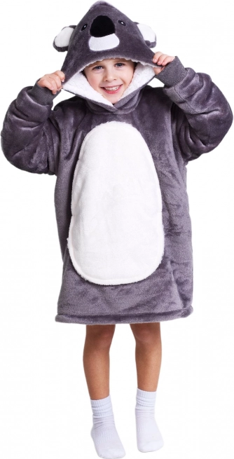 Couverture à capuche télé chaude pour enfants Cozy Noxxiez Koala