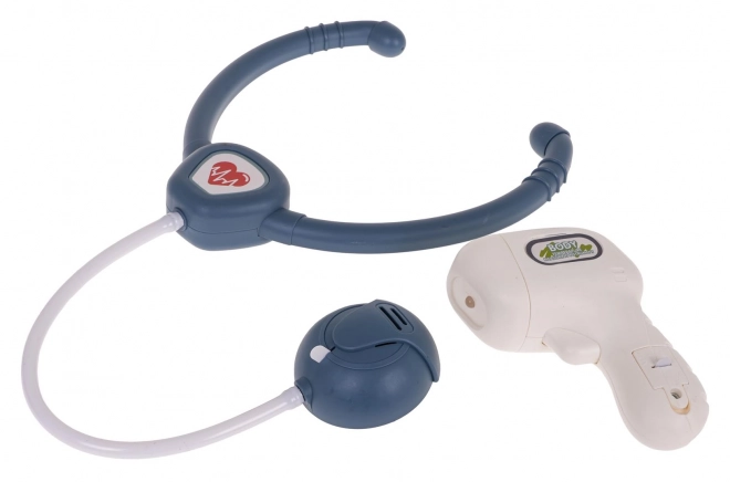 Medische set met ECG + accessoires Blauw