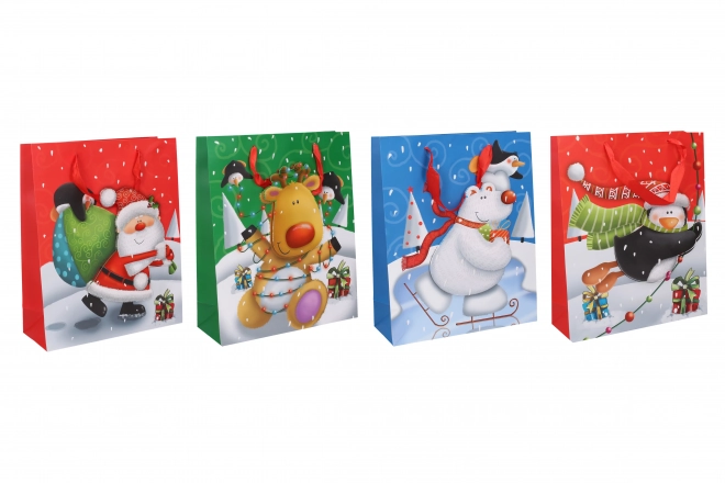 Cadeautas S 17,5x23,5x8 cm Kerst