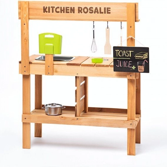 Worktop, hooks, and shelves