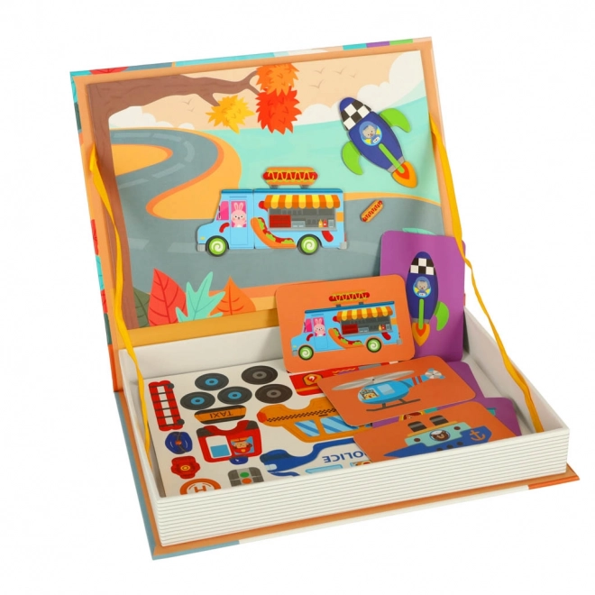 Magnetische puzzel - transportmiddelen