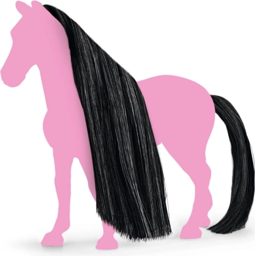 Schleich Horse Club accessoires pour chevaux – crinière et queue noires