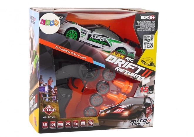 Sportauto Drift Afstandsbediening R/C 15 km/u Wielwissel