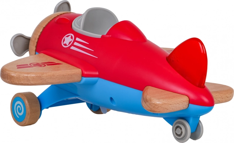 Beweegbare propeller en wieltjes