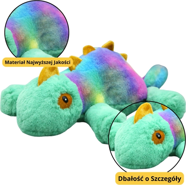 Plüschchamäleon - bunte Kuschelfreund 45 cm